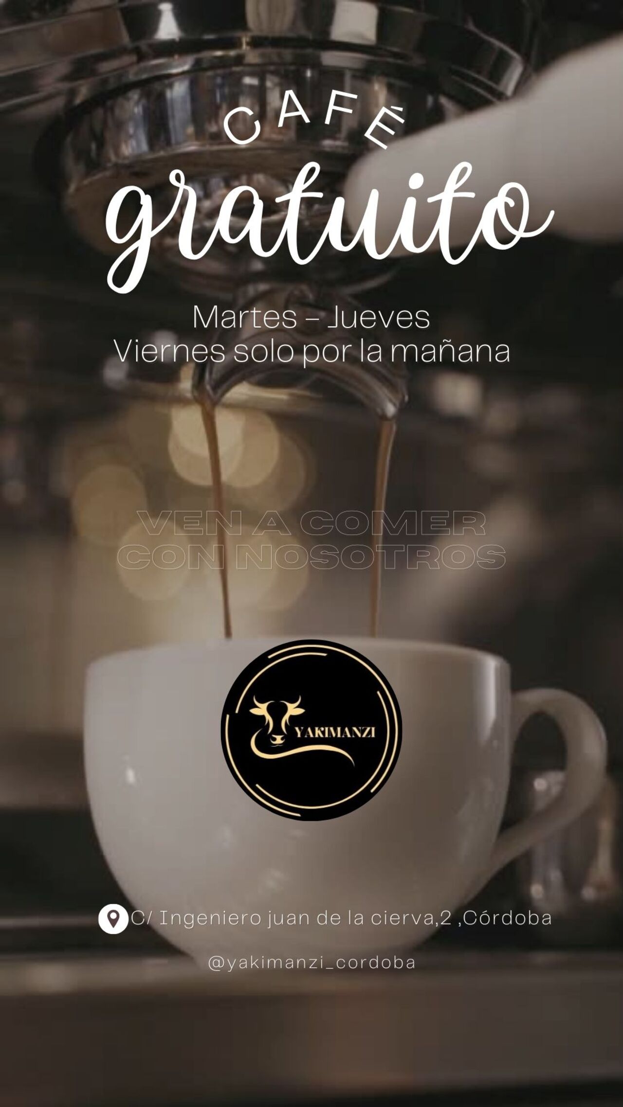 UN CAFÉ GRATUITO