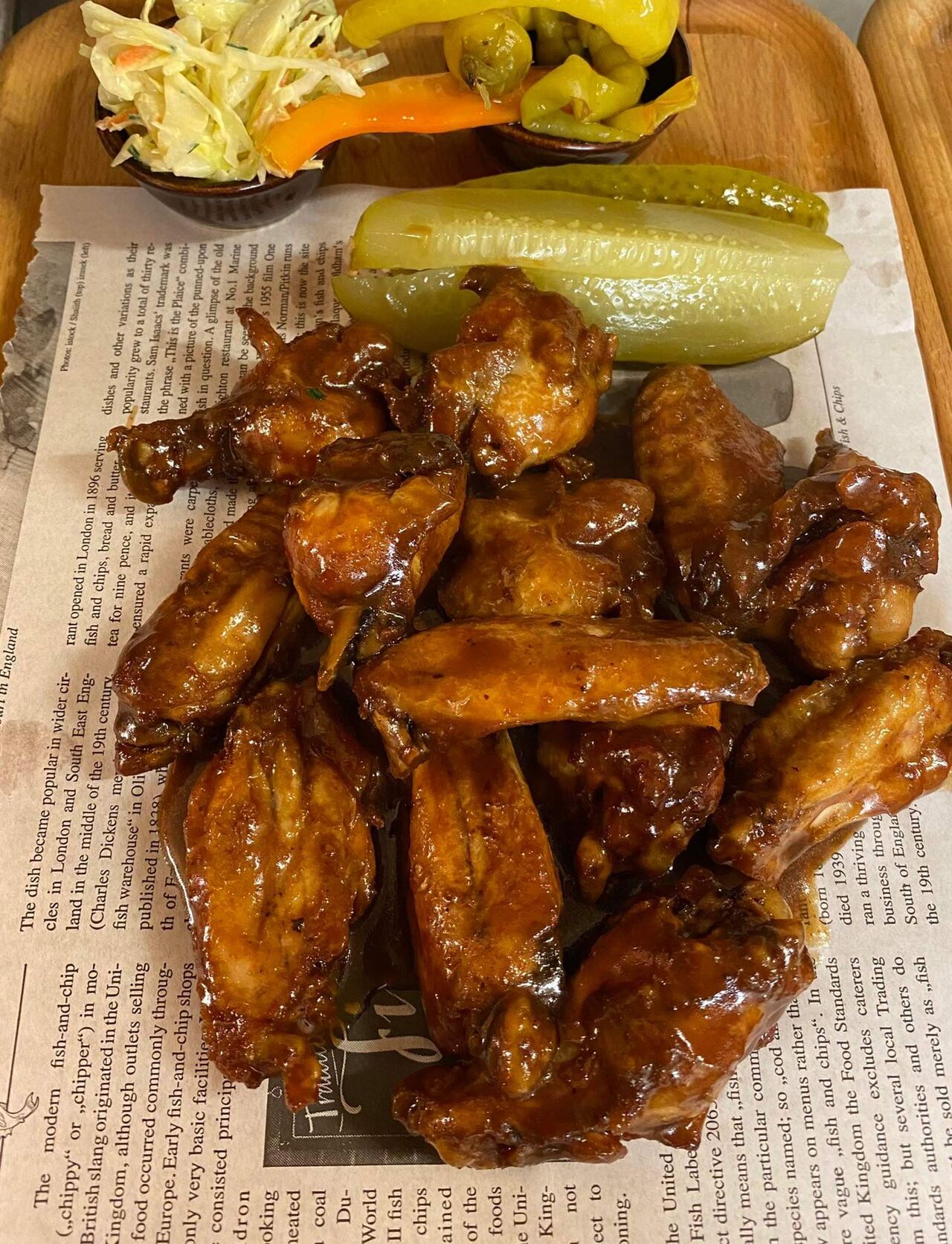 Kuřecí křídla s naší barbecue omáčkou 