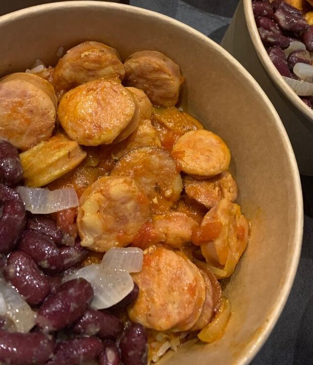 Rougail au deux saucisses