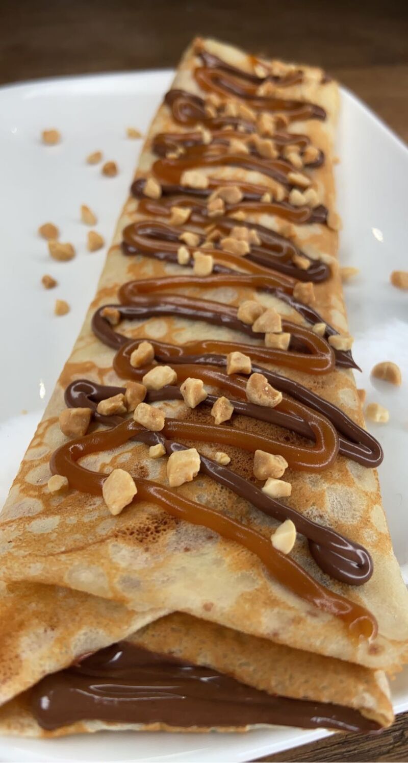 Crêpes Snickers