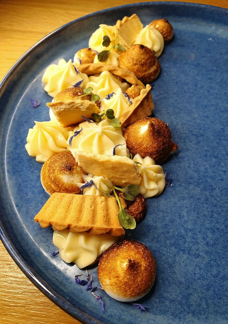 Tarte citron meringué destructurée