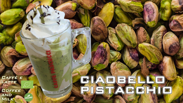 Cappuccino super in cui il pistacchio la fa da padrone