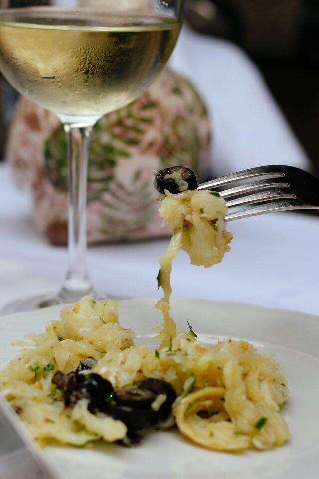 Punheta de Bacalhau / ‘Punheta’ Shredded Salt Cod Salad