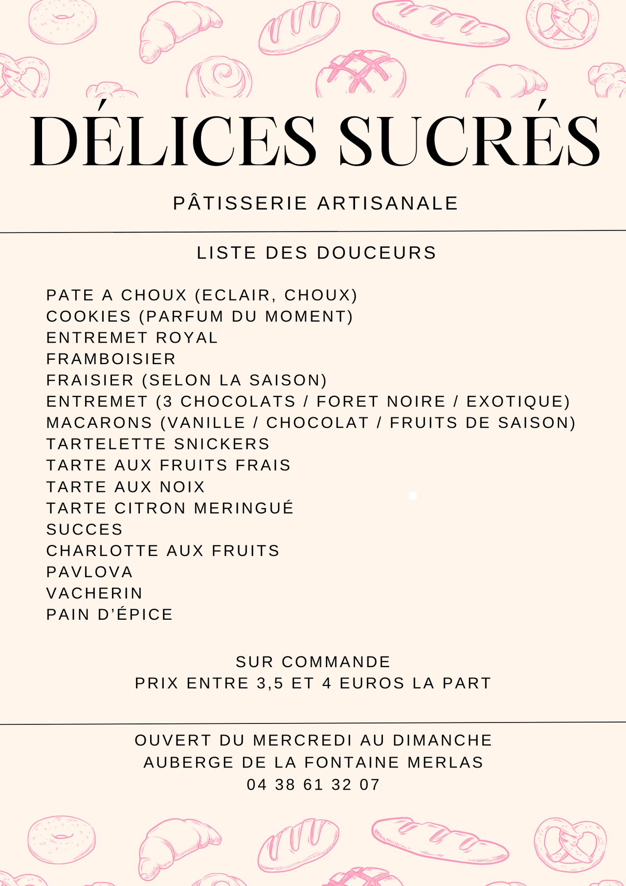 Des gâteaux faits maison, sur commande, rien que pour vous