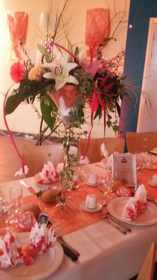 mise en place tab le de traiteur