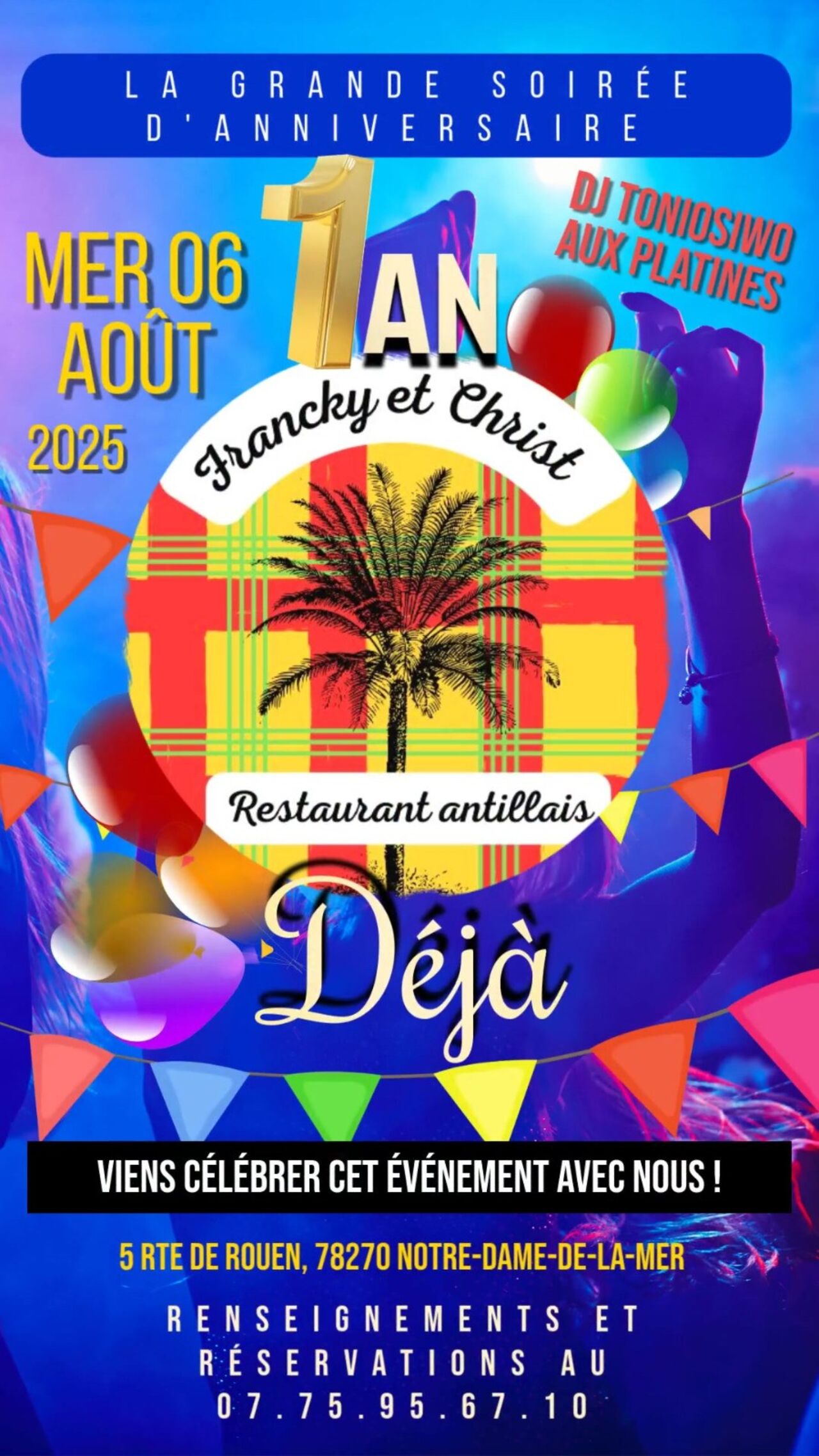 Chez Francky et Christ, restaurant antillais