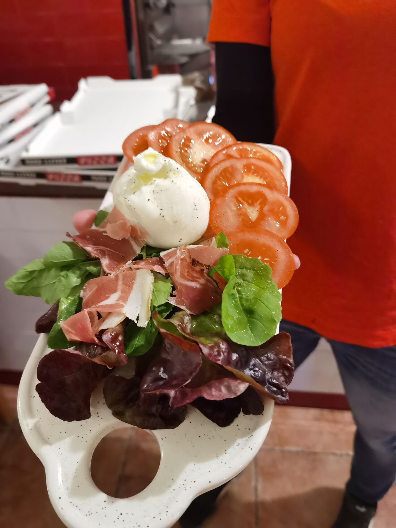 Ensalada de burrata