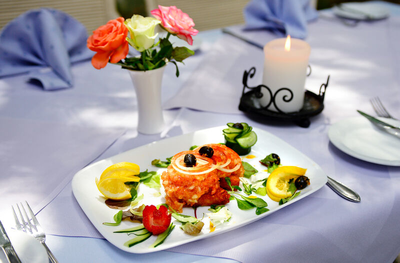 Lachs Tatar auf Rösti