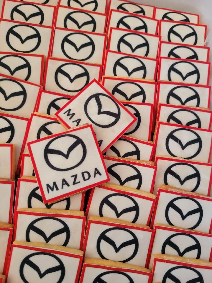 Firemní Mazda máslové sušenky