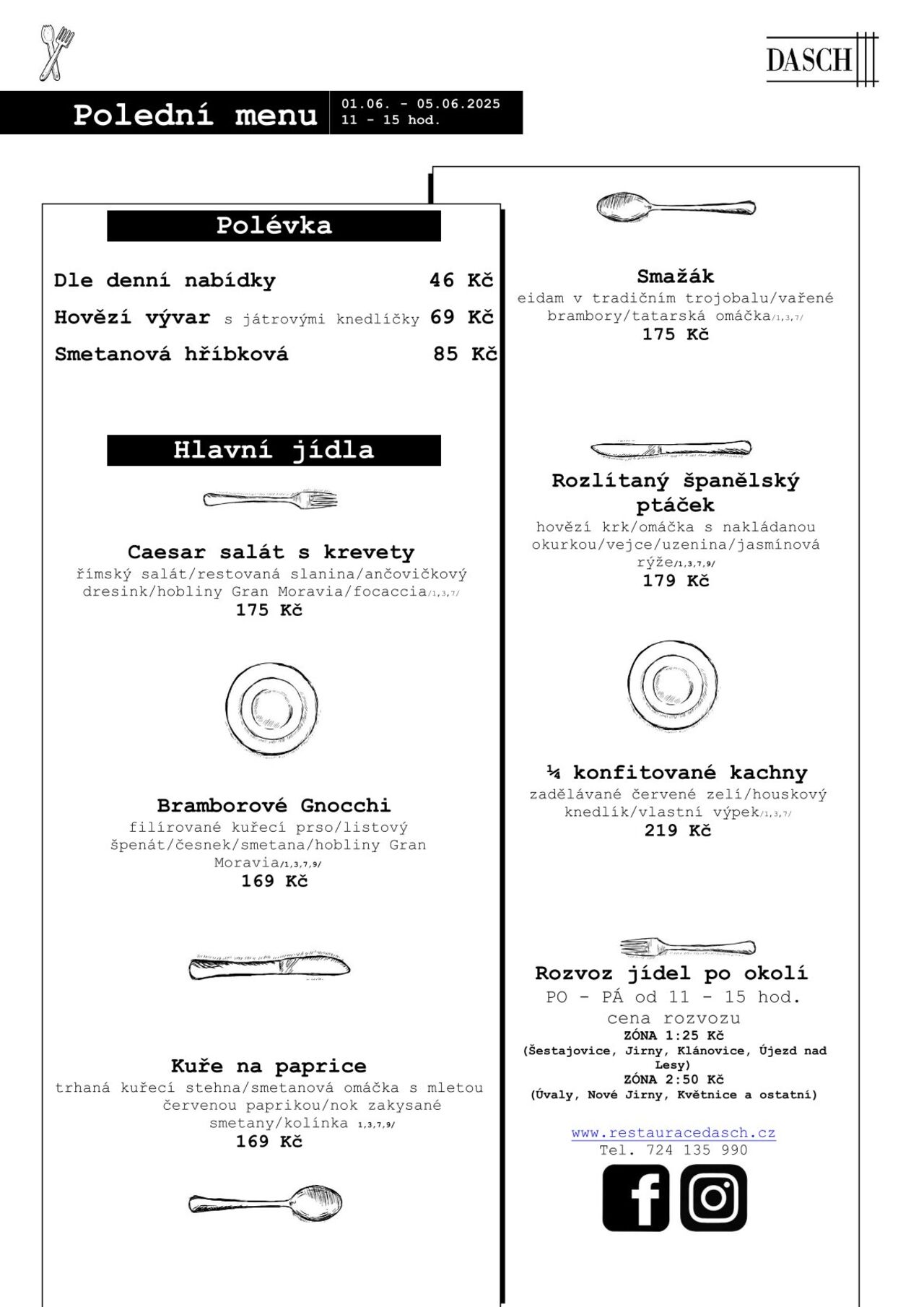 Polední menu