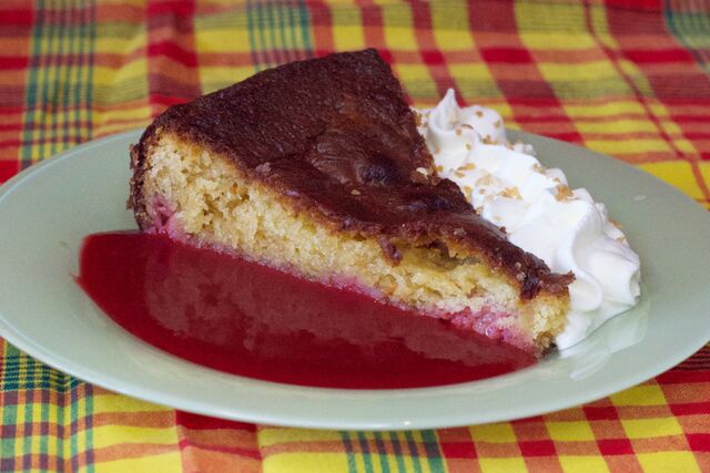 Gâteau Chocolat blanc framboise