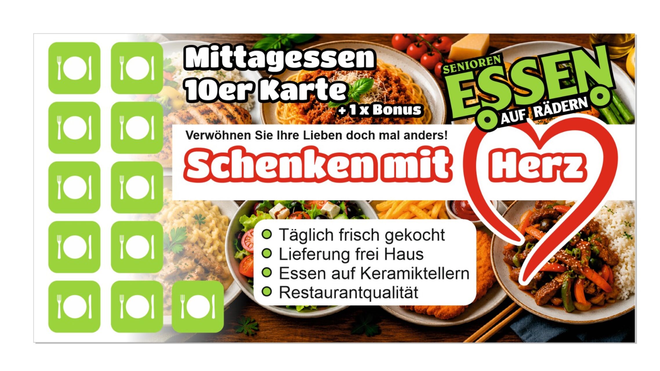 Seniorenessen - Gutscheine für Ihre Liebsten