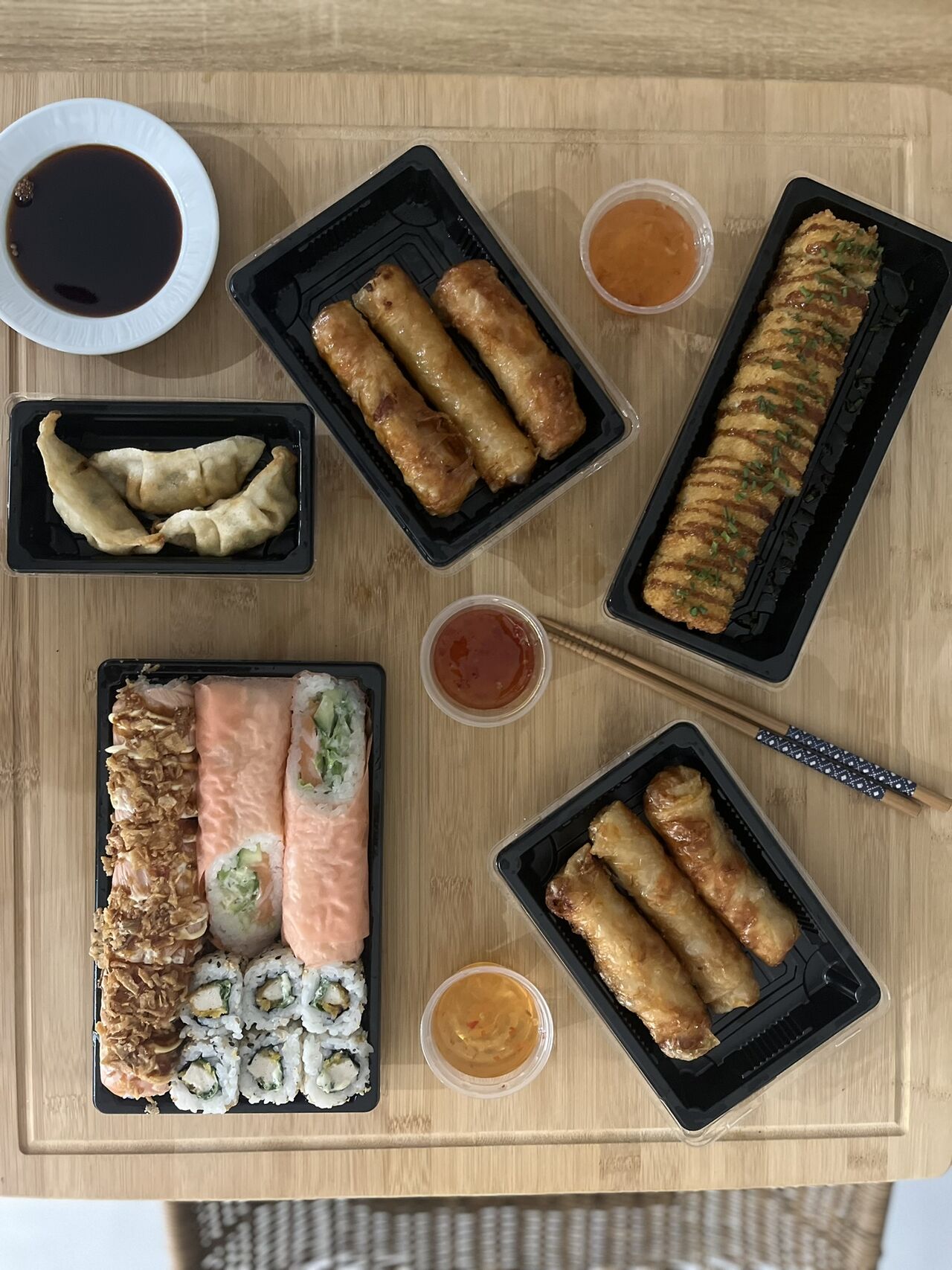 Un large choix de sushis