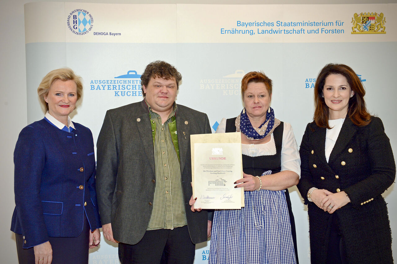 Ausgezeichnete Bayerische Küche