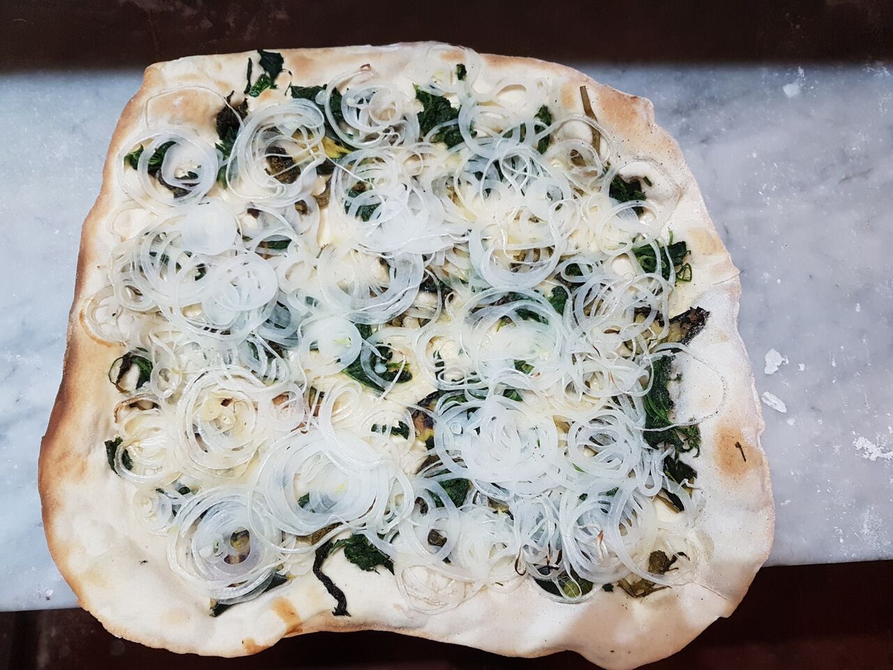  Focaccia Spinaci e Cipolla