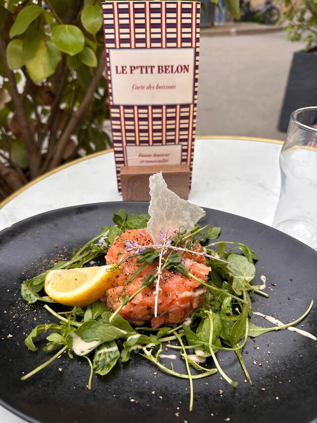 Tartare de saumon aux fines herbes