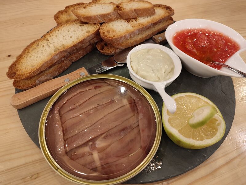 Lata anchoas cantábrico 