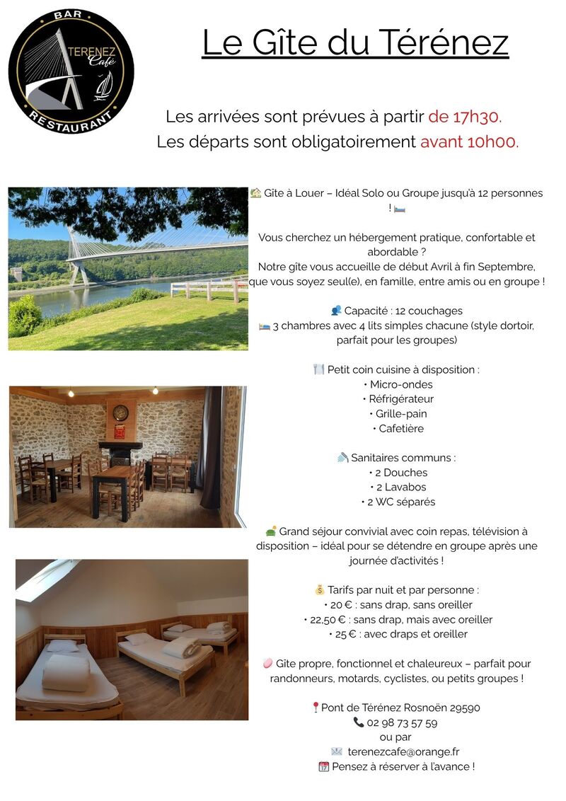Le gite du Térénez