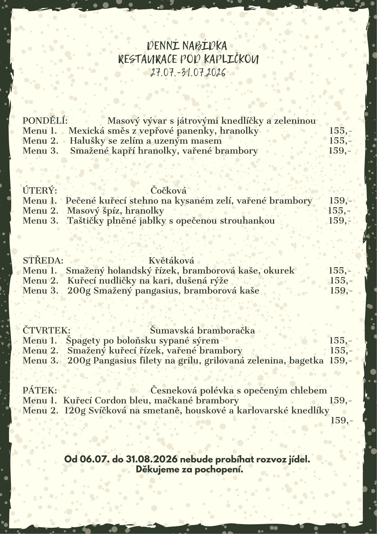 Denní menu