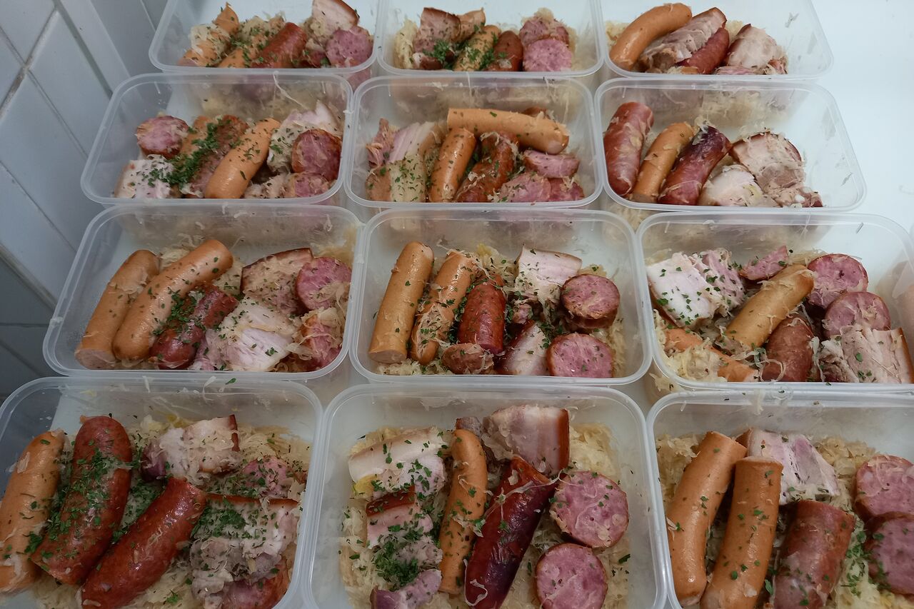 Couscous et choucroute maison