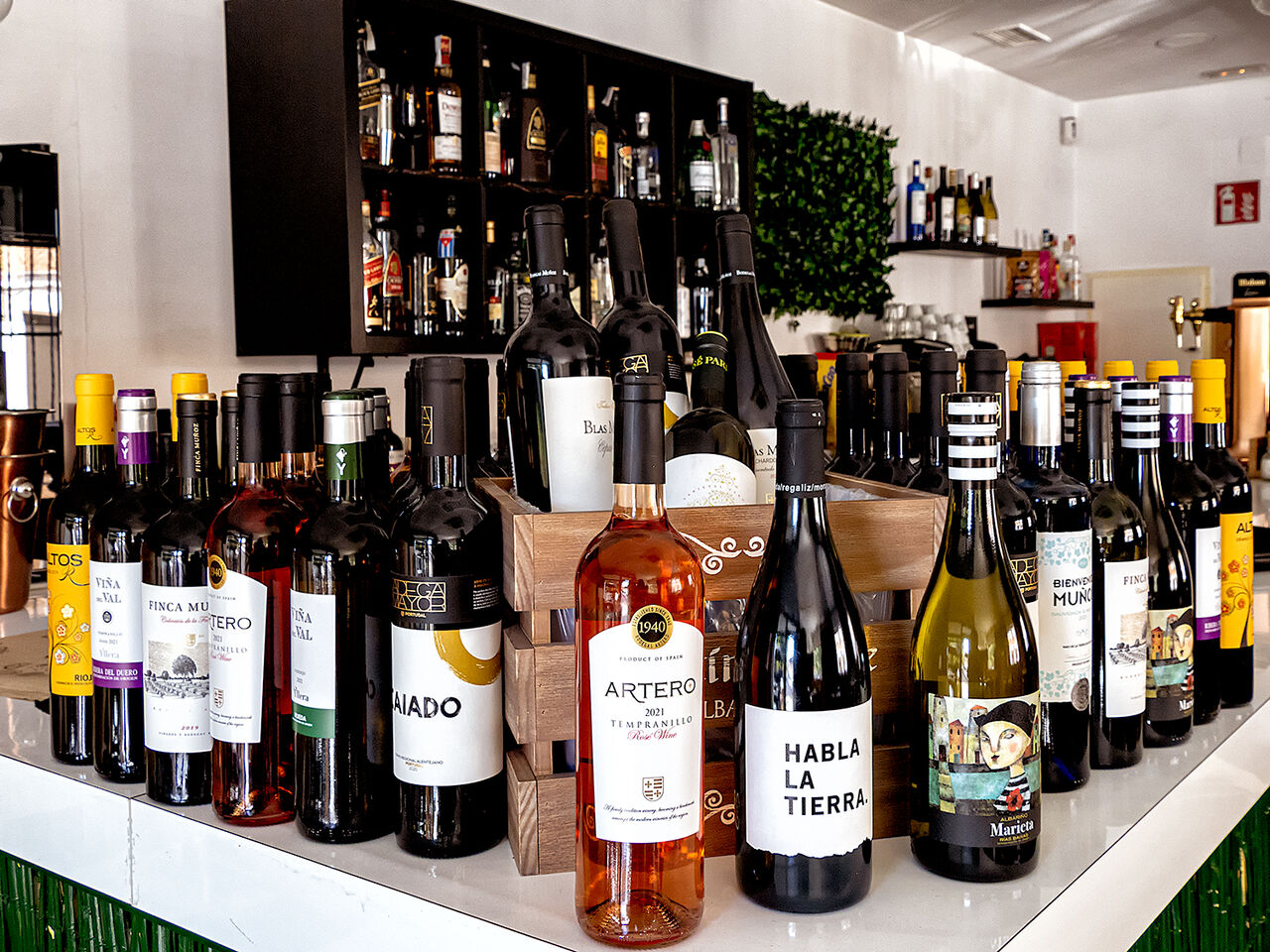 Nuestro espectacular surtido de vinos