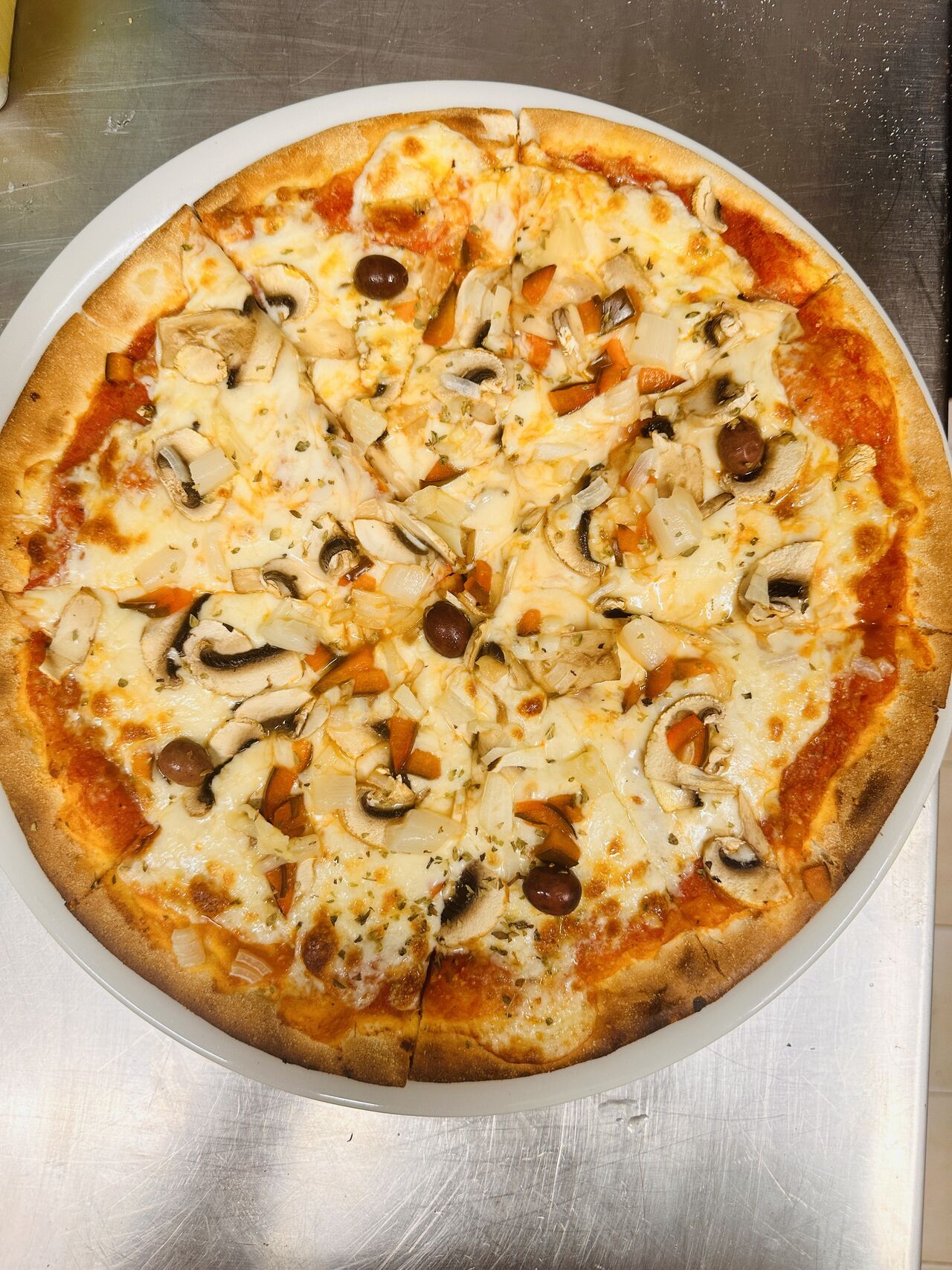 Homemade pizza
