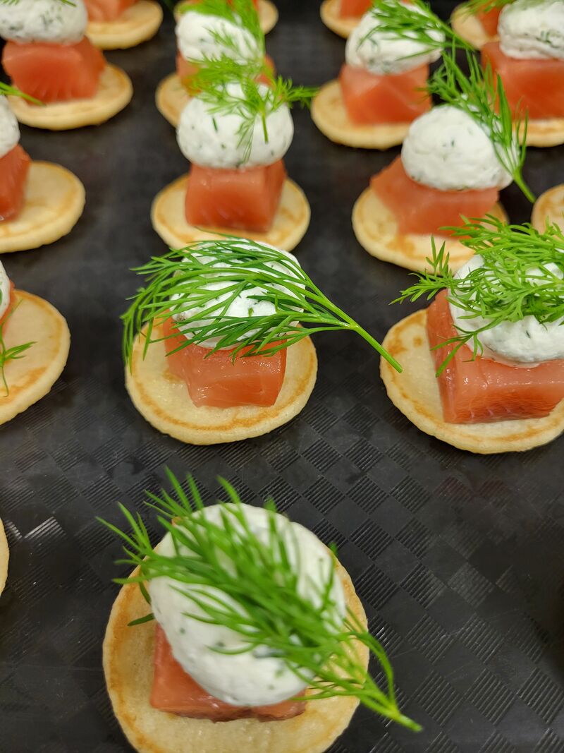 Blinis au saumon 