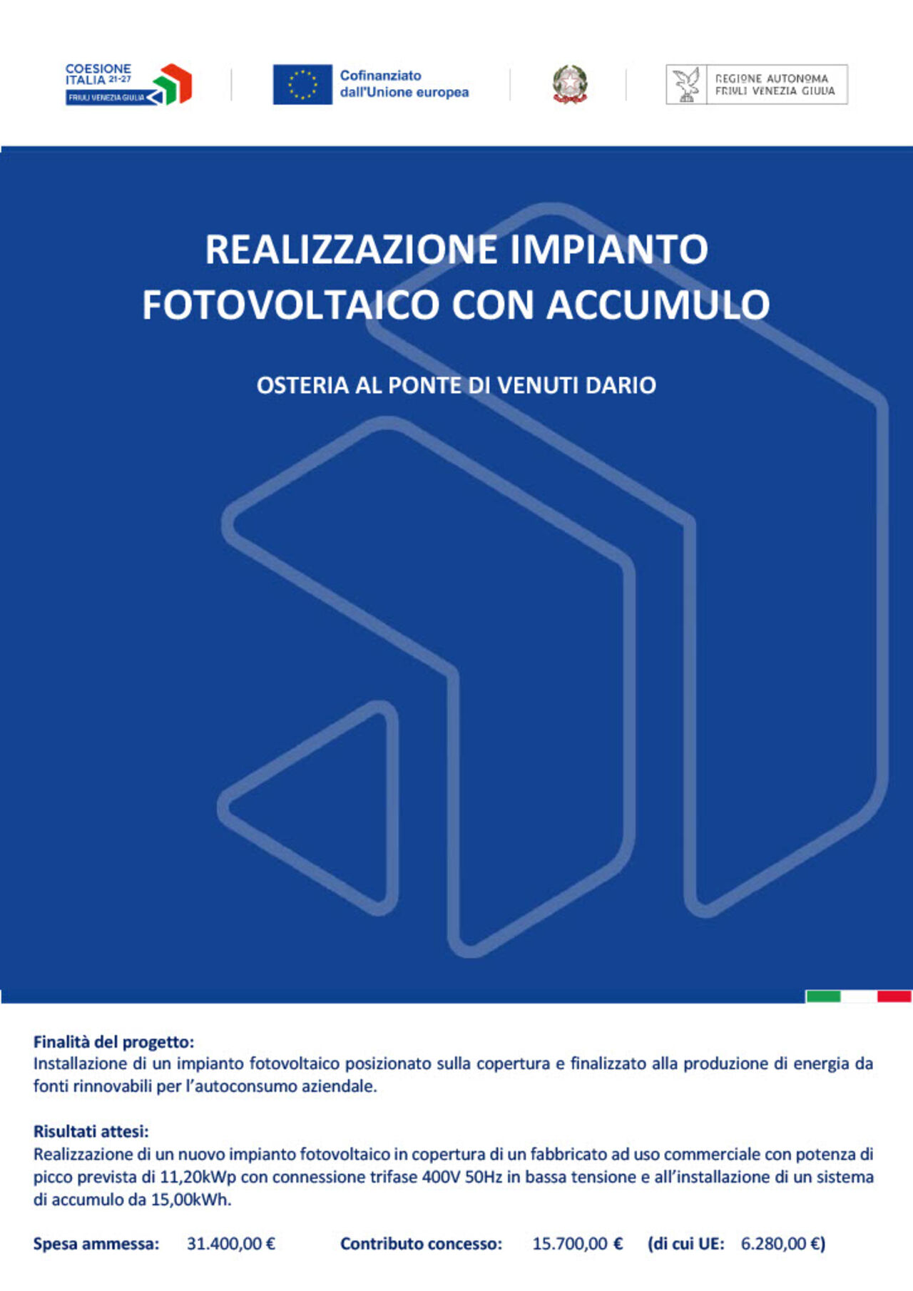 Impianto fotovoltaico