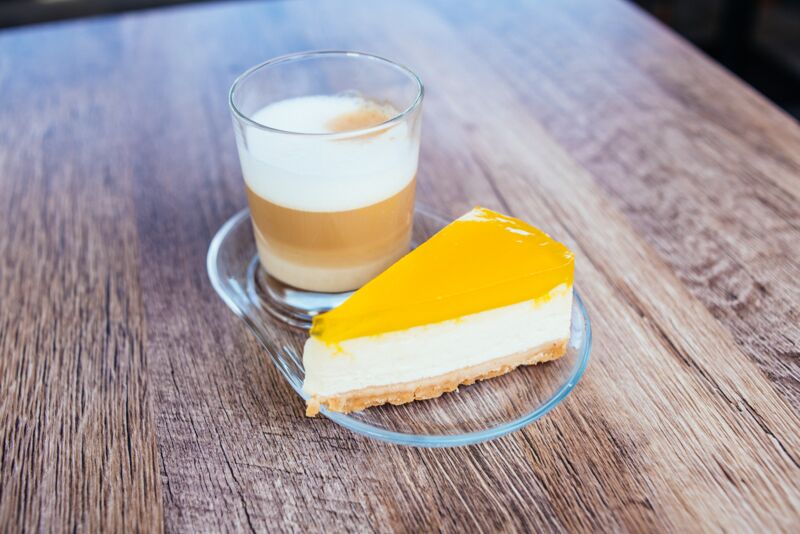 Citronový cheesecake