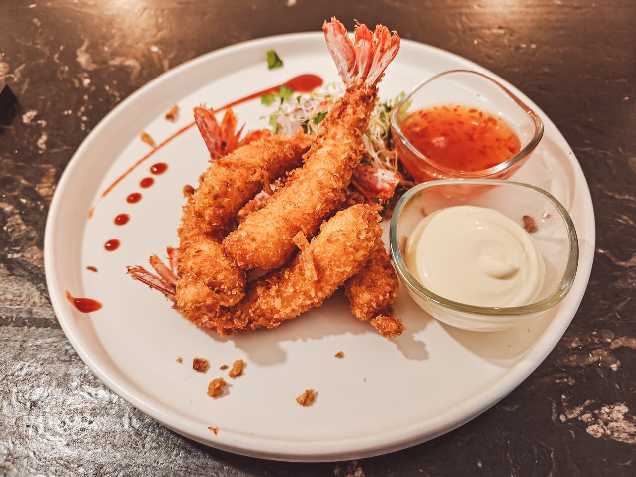 Langostinos crujientes