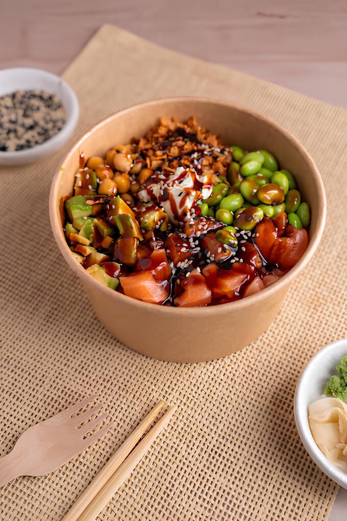 Poke Bowl, (sake philadelphia)