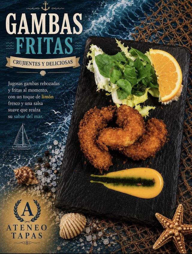 TAPA GAMBAS FRITO