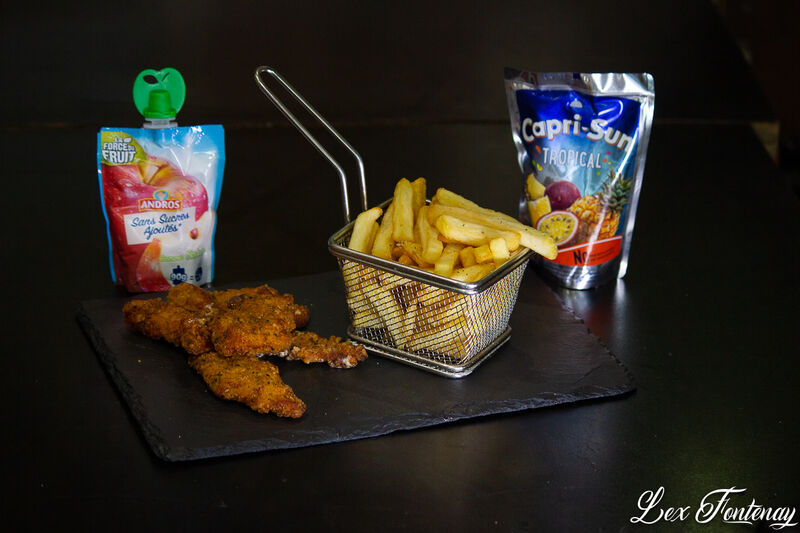 Le menu enfant parce que ici tous le monde peut manger les grands comme les petits 