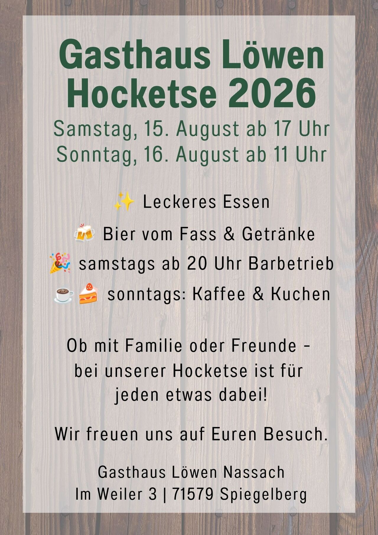 ✨️ Save the Date ✨️