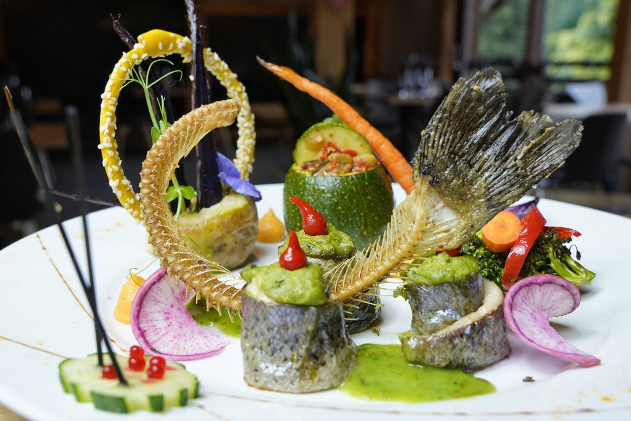 L'omble chevalier des ardoisières de Morzine en rouleau !