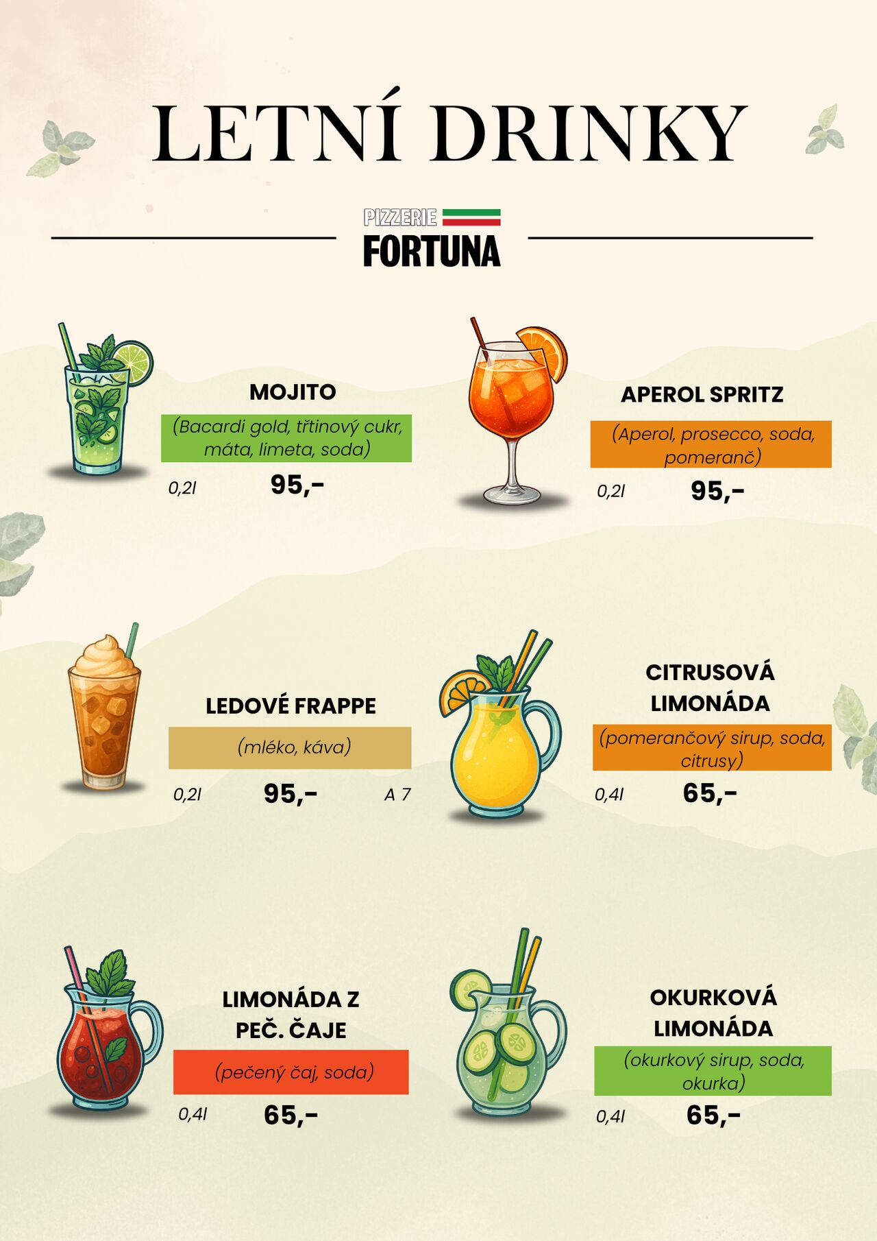 Letní osvěžení ve Fortuně 🍹