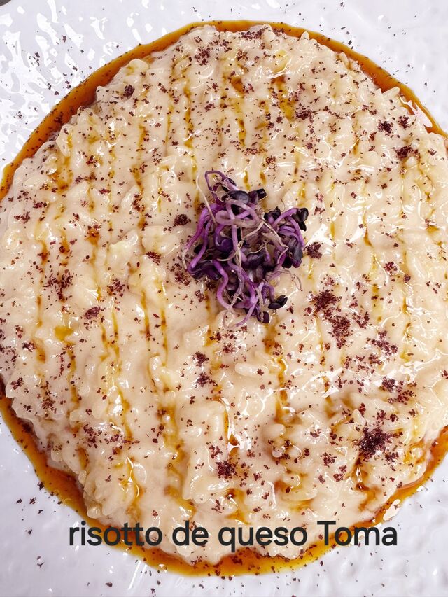 RISOTTO DE QUESO TOMA