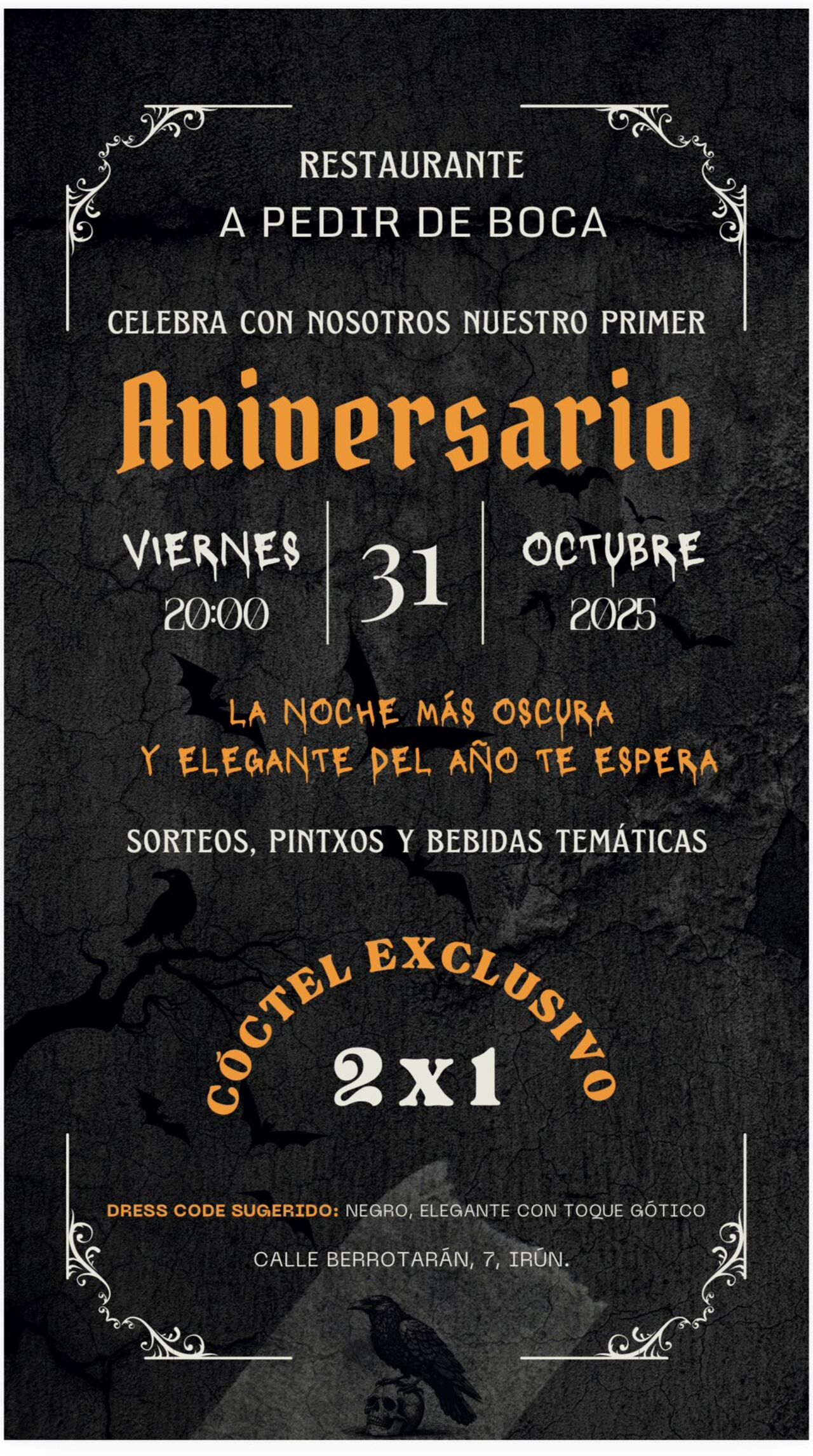 🎃 Halloween & 1er Aniversario de A Pedir de Boca 🎉