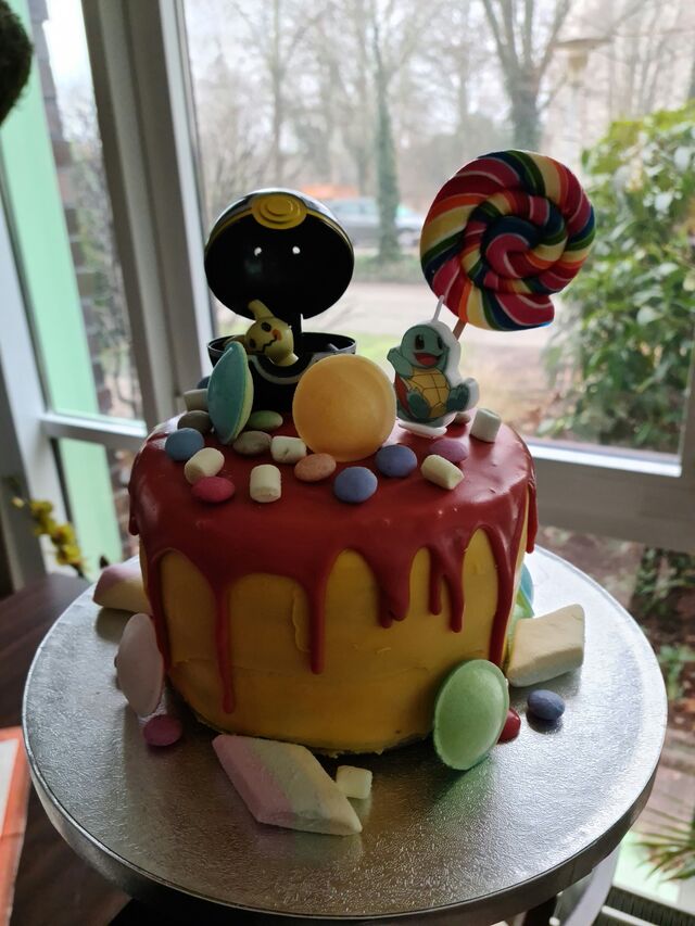 Pokemon Drip Cake