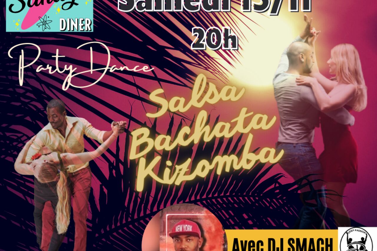 Grande soirée Salsa-Bachata-Kizomba Samedi 13/11 à 20h
