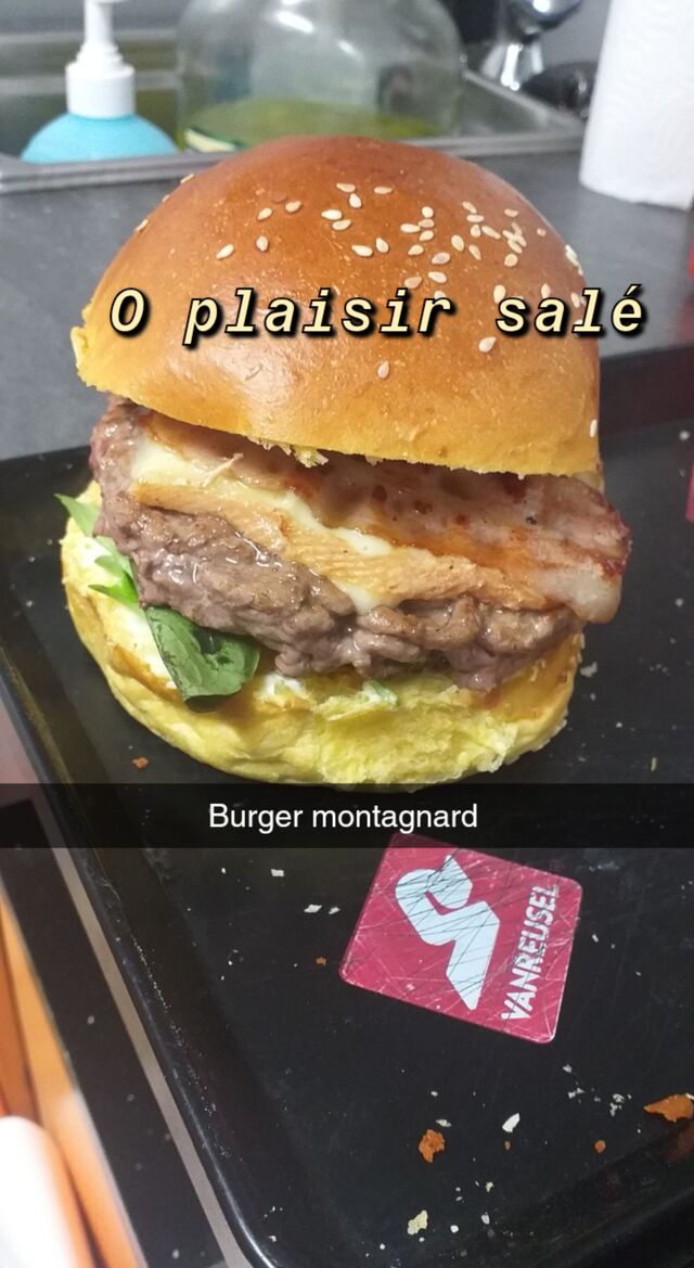 Burger raclette