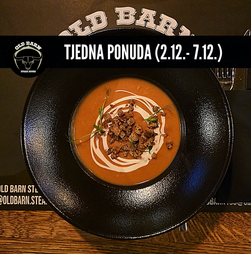 KREM JUHA OD CRVENE LEĆE S KRUTONIMA