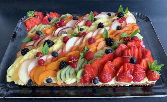 Tarte aux fruits frais d'été