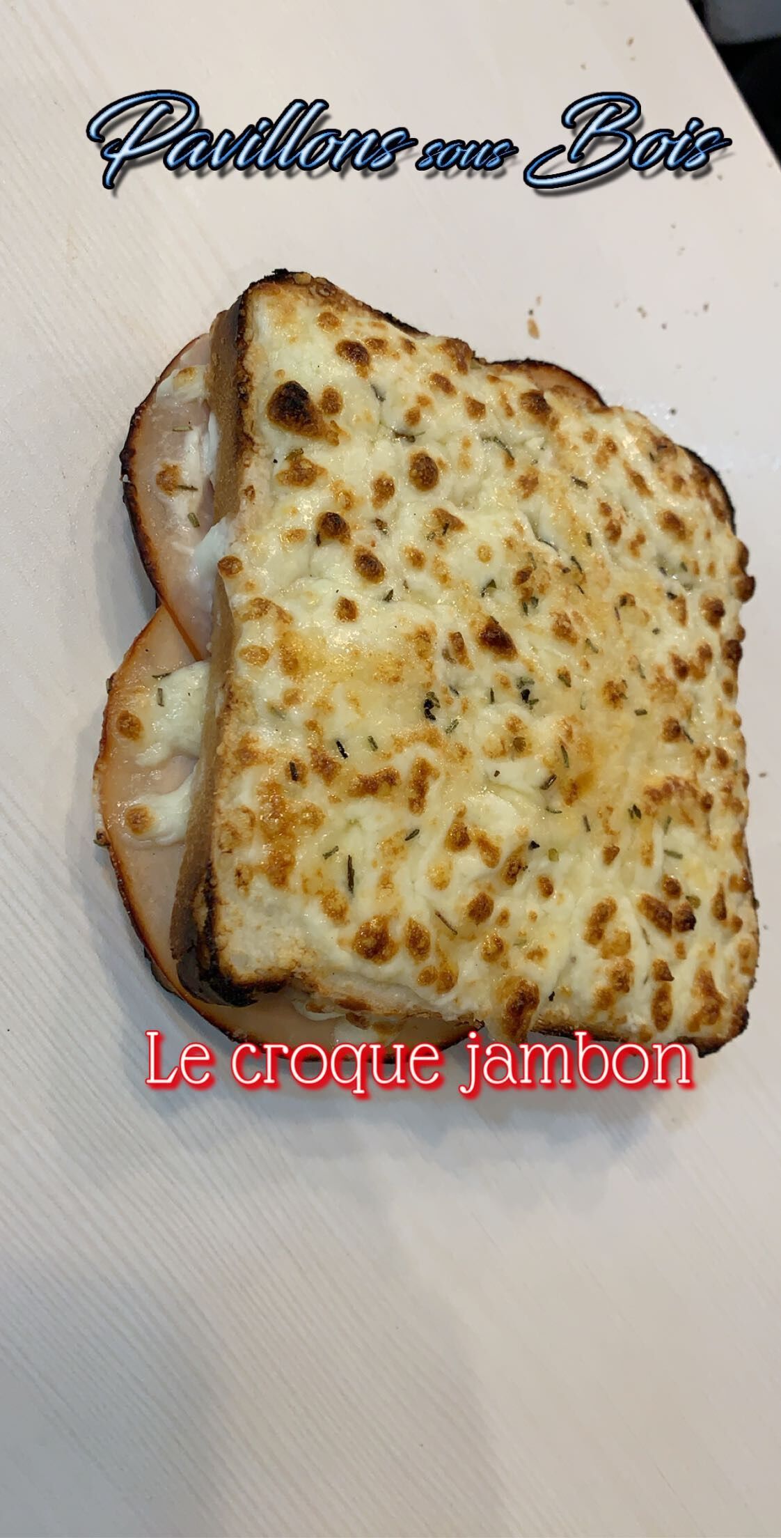 Croque jambon 