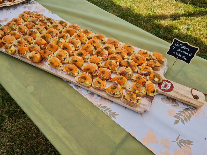 grillotins de saumon et ratatouille