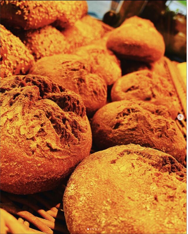 Selbstgebackene Brötchen