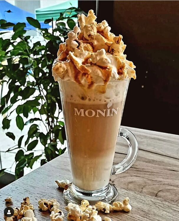 Pop Corn Latte