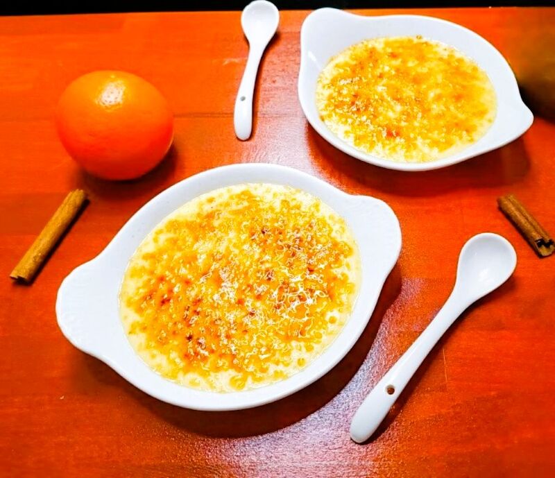 Crème brulée à la semoule