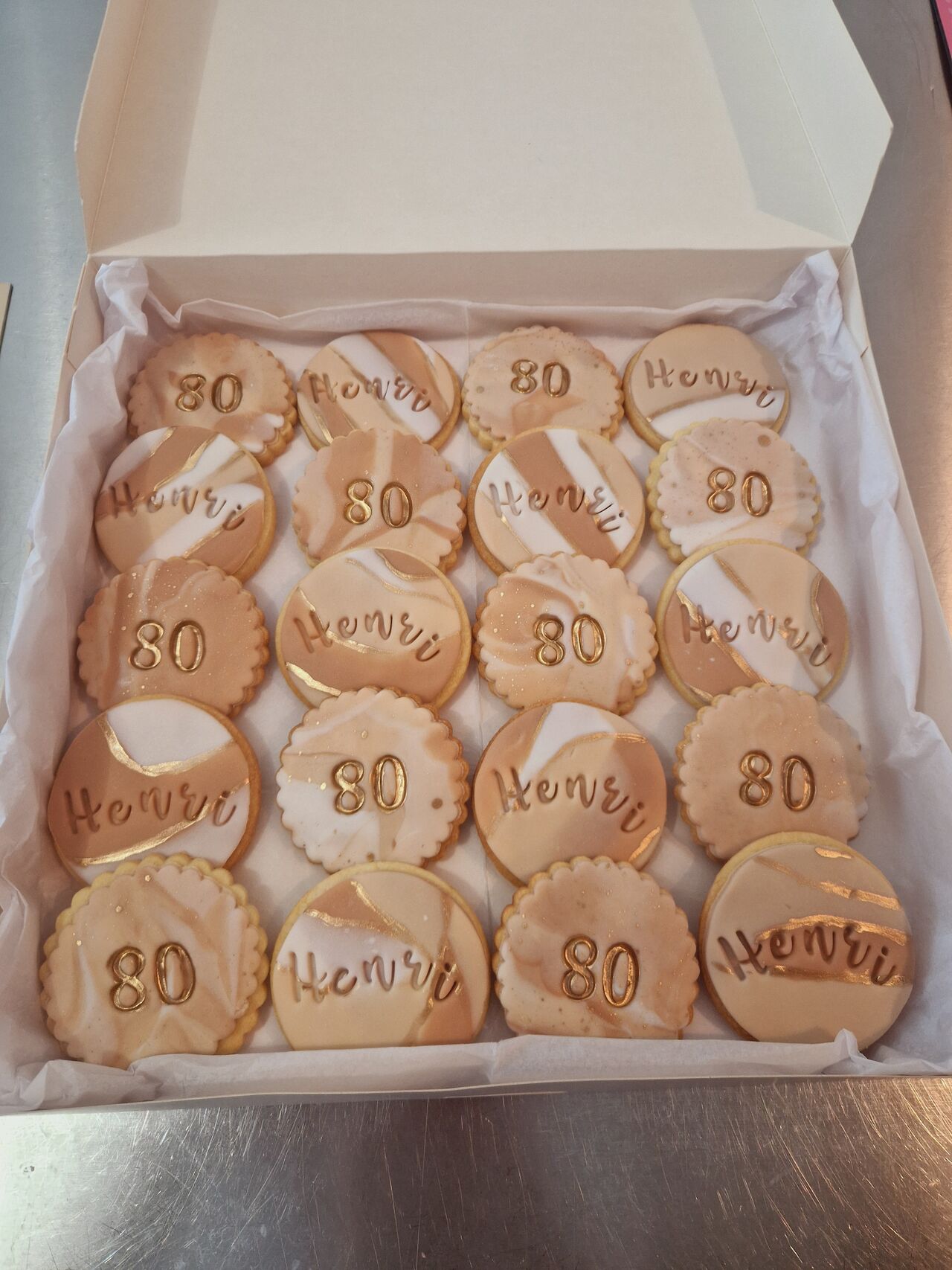 Biscuits personnalisés prénom et âge 