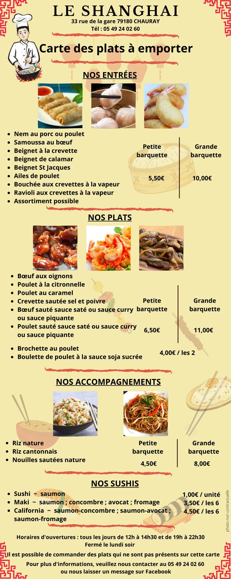 Carte à emporter